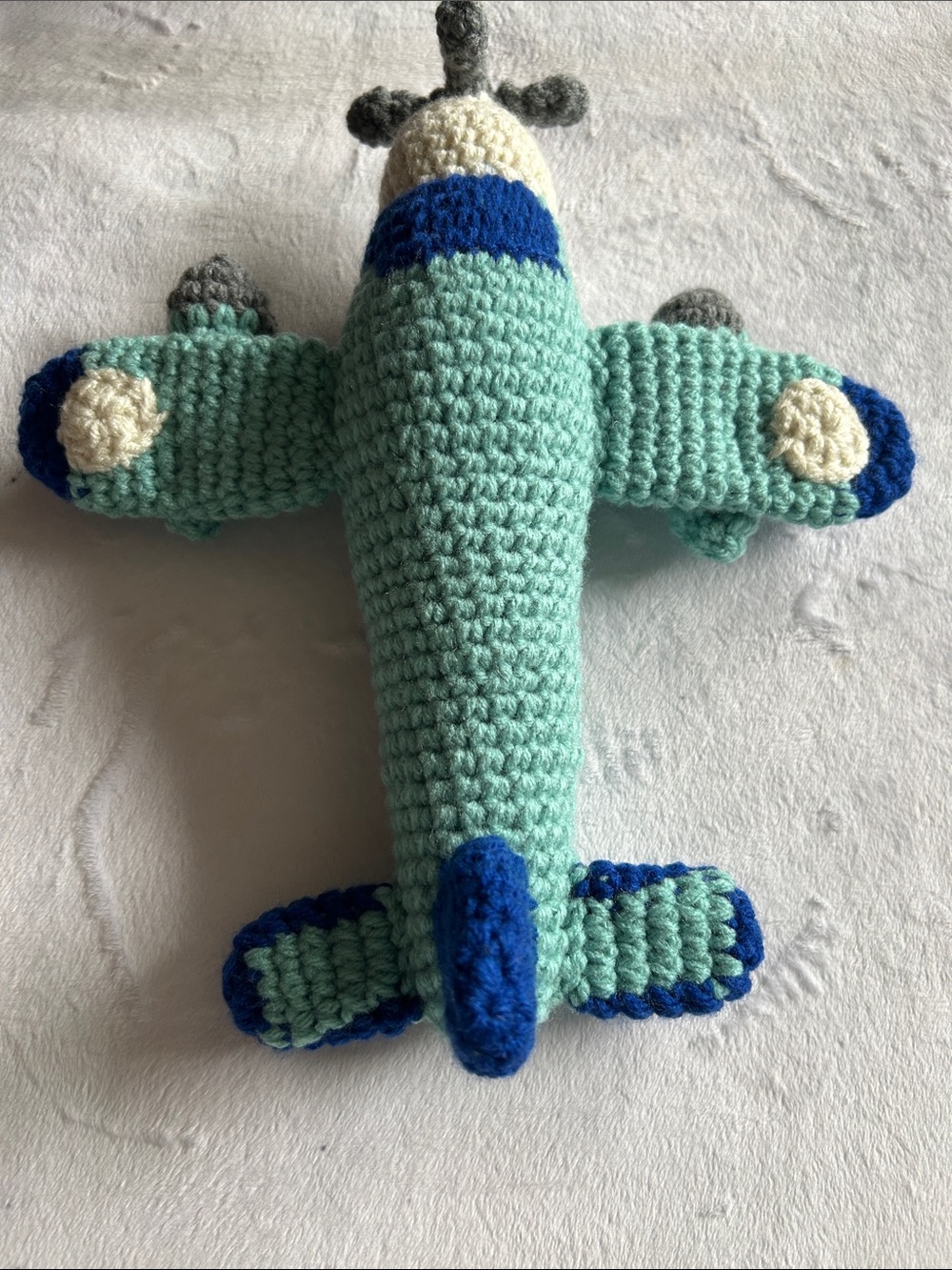 Crochet Airplane- handmade Display item - Picture 5 of 5